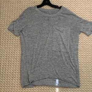 Rag and bone large pocket crew neck shirt